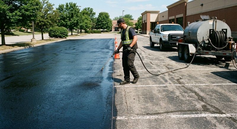 Asphalt Parking Lot Sealing in Grand Rapids, MI