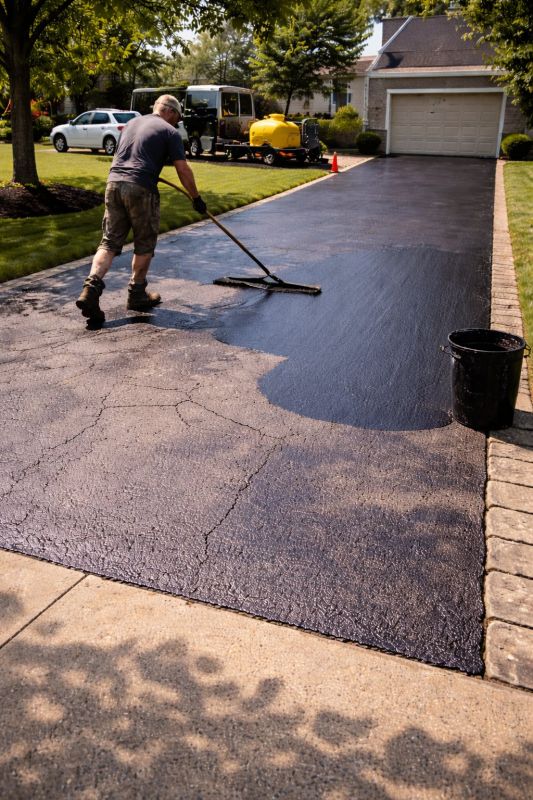 Blacktop Driveway Sealing in Denver, CO