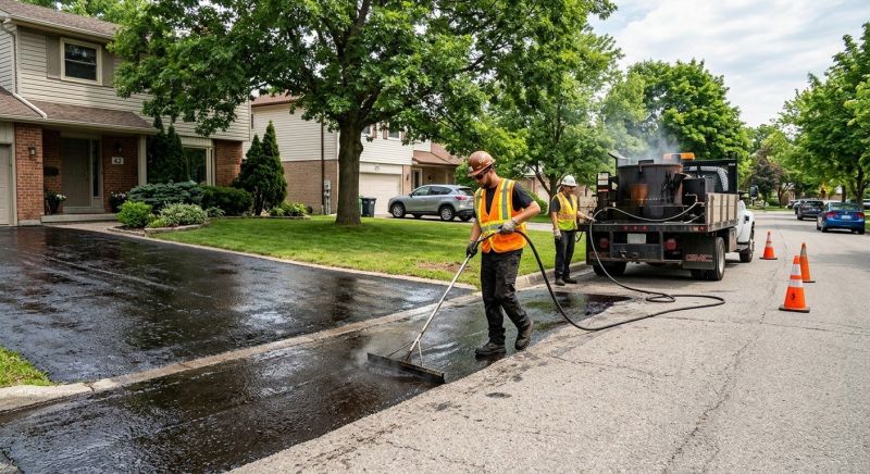 Tar Driveway Sealing in Grand Rapids, MI